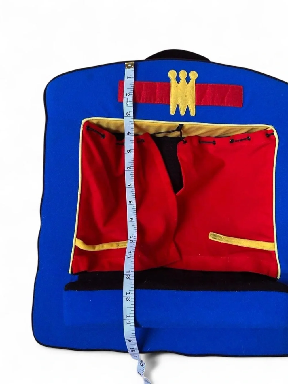 Vintage 2000s Manhattan Toy Puppet Theater Stage Blue Storybook Plush Interative